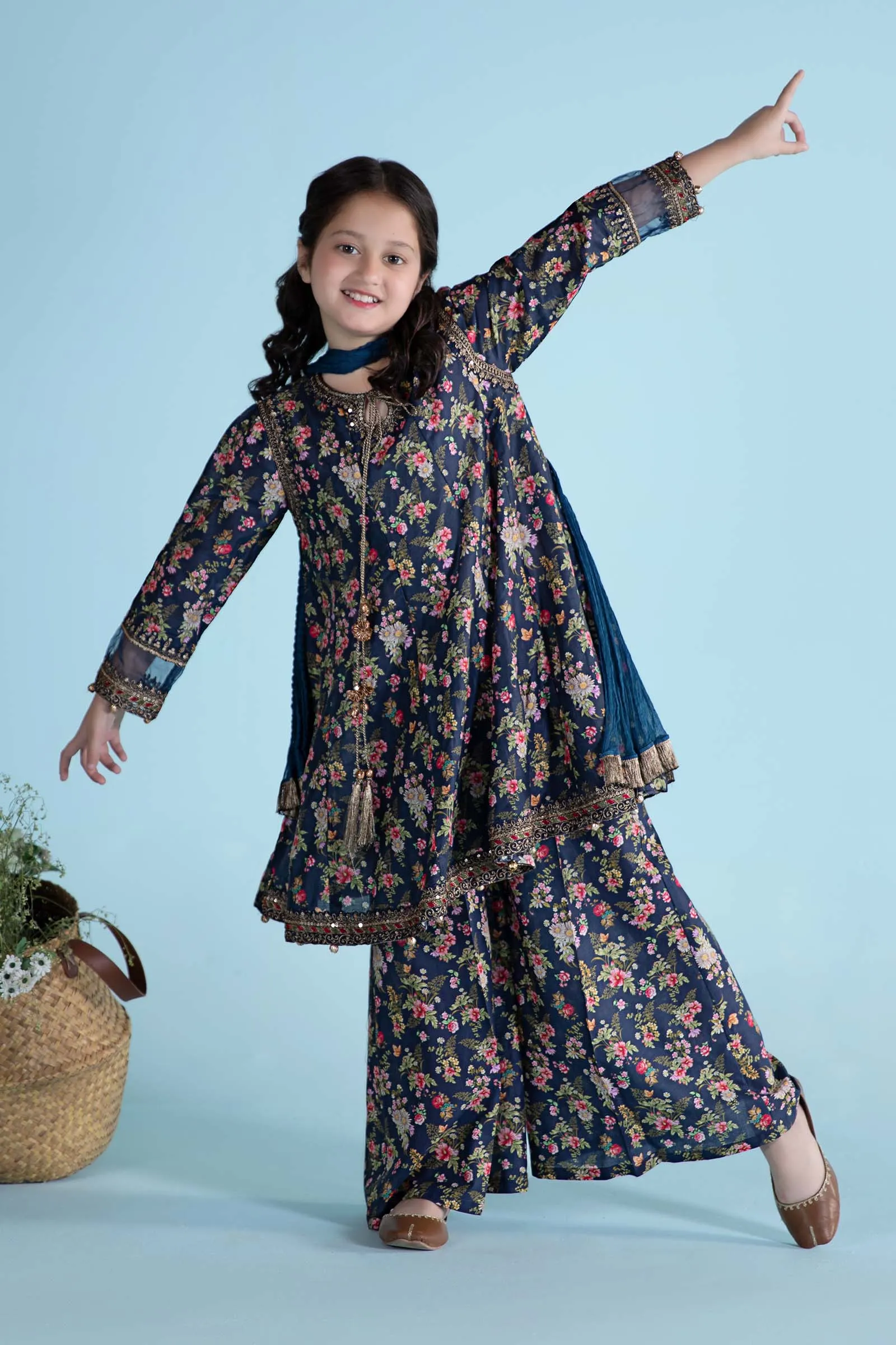 3 Piece Printed Lawn Suit | MKD-EA24-21