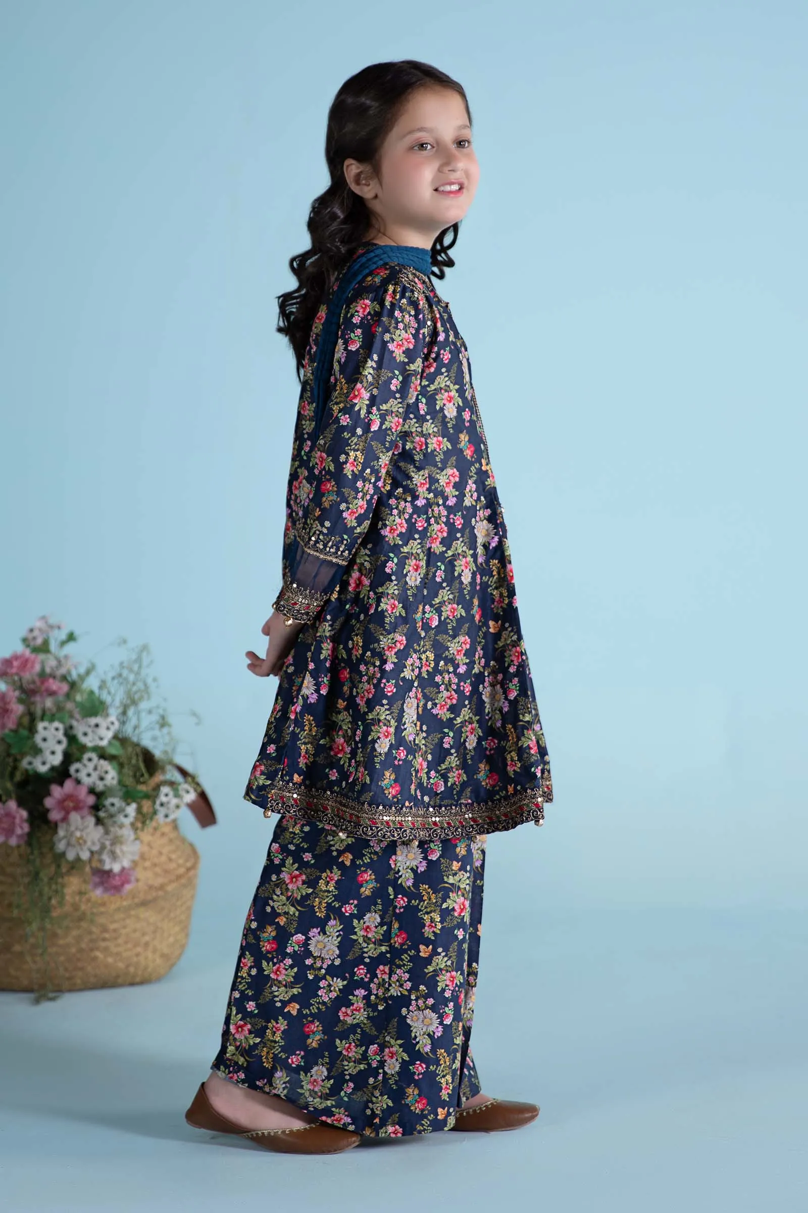 3 Piece Printed Lawn Suit | MKD-EA24-21