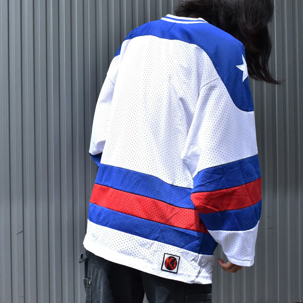 90's “1980 USA Olympic Hockey Team” ホッケーシャツ USA製 231020