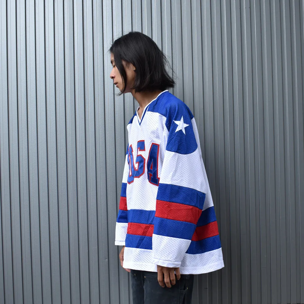 90's “1980 USA Olympic Hockey Team” ホッケーシャツ USA製 231020