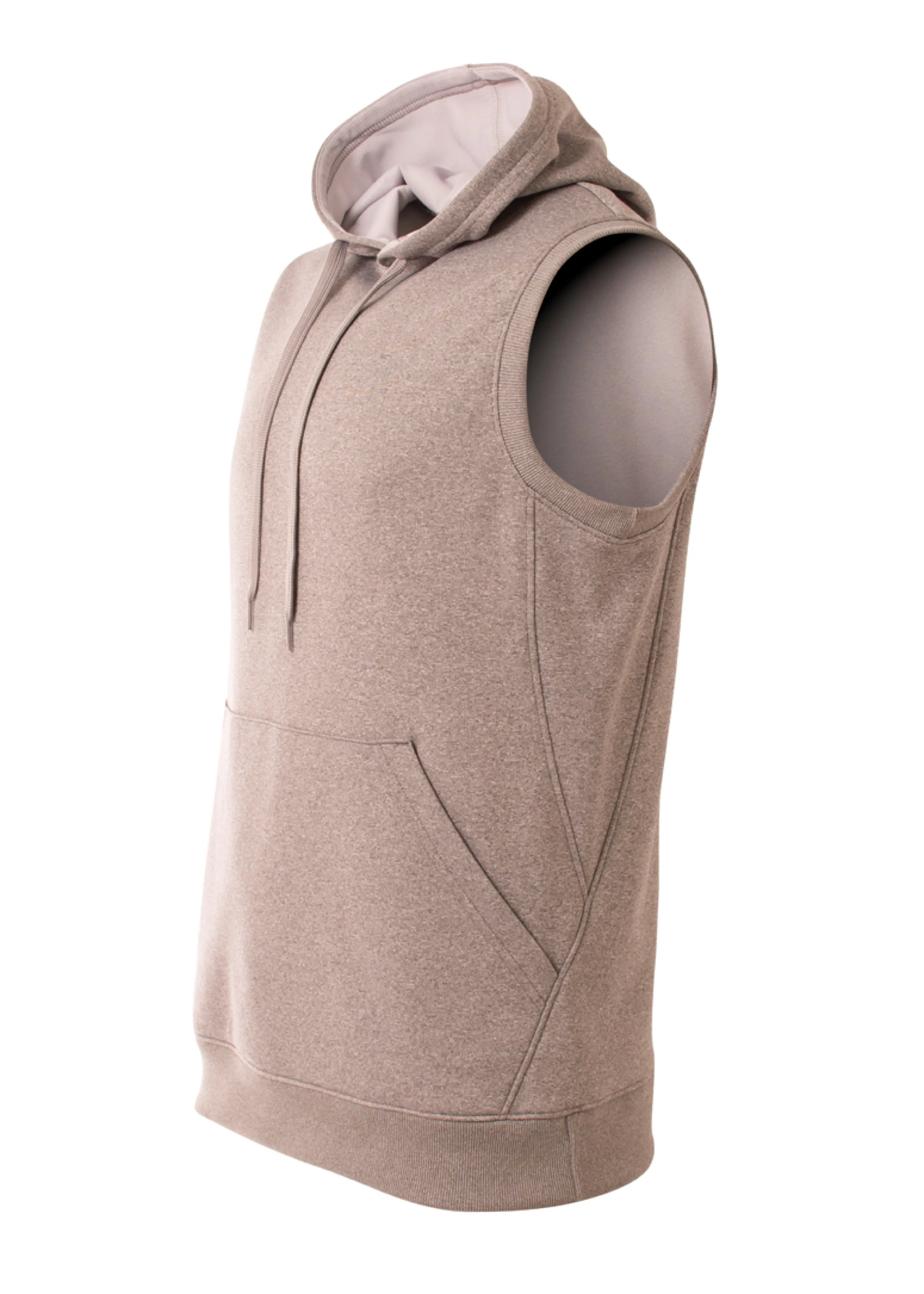 A4 Men's Agility Sleeveless Tech Fleece Hoodie