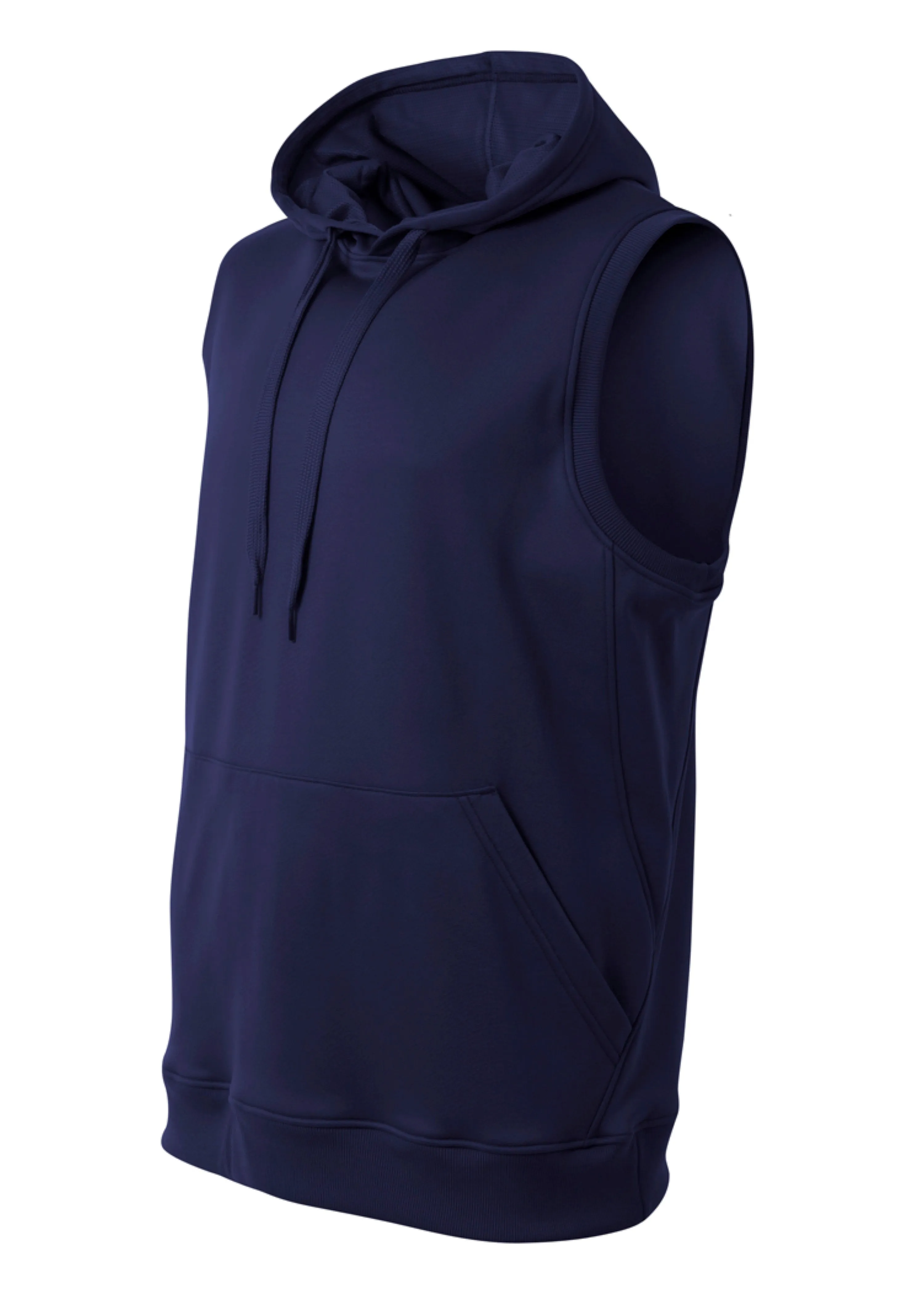 A4 Men's Agility Sleeveless Tech Fleece Hoodie