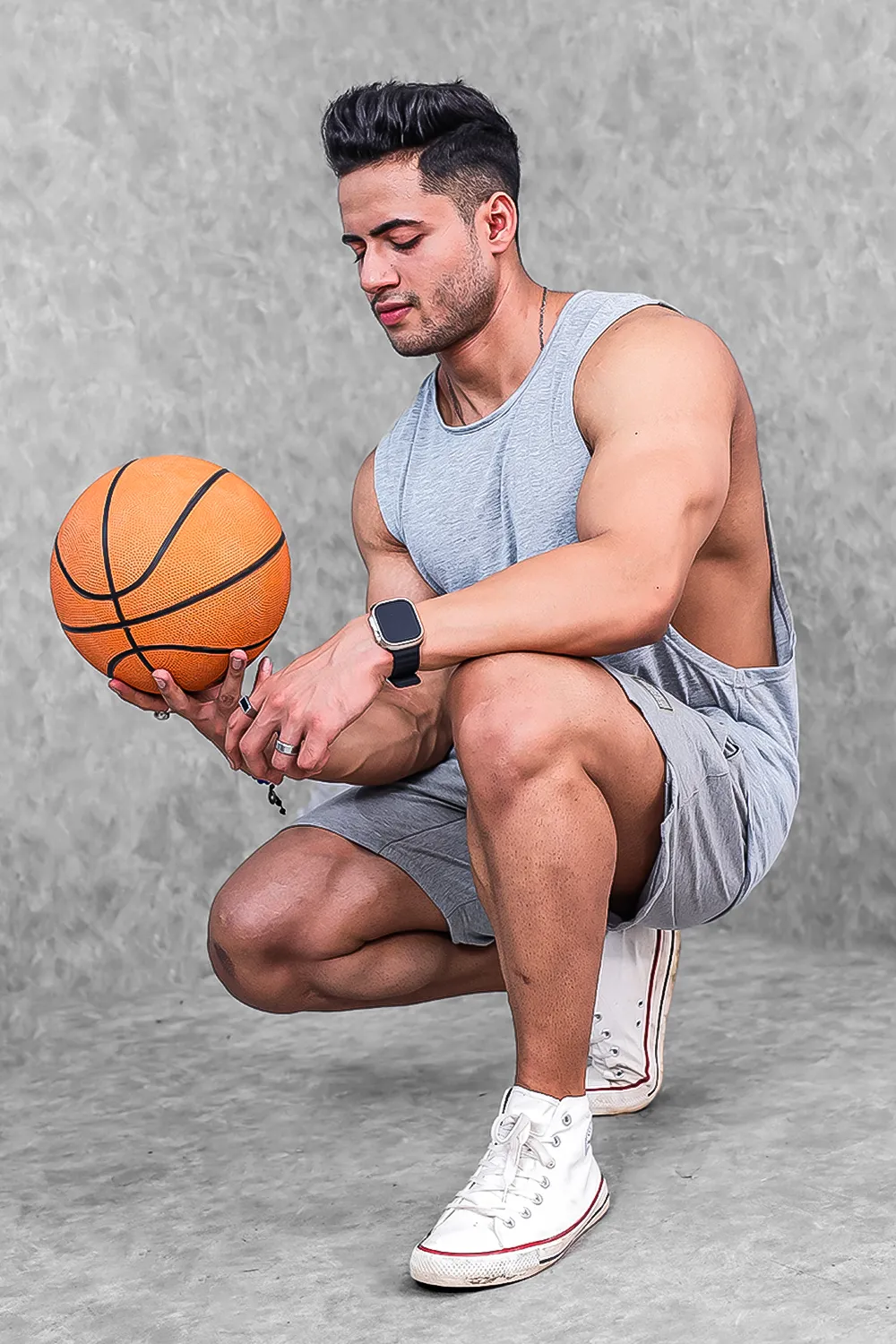 Active Gym Tank Top- Grey