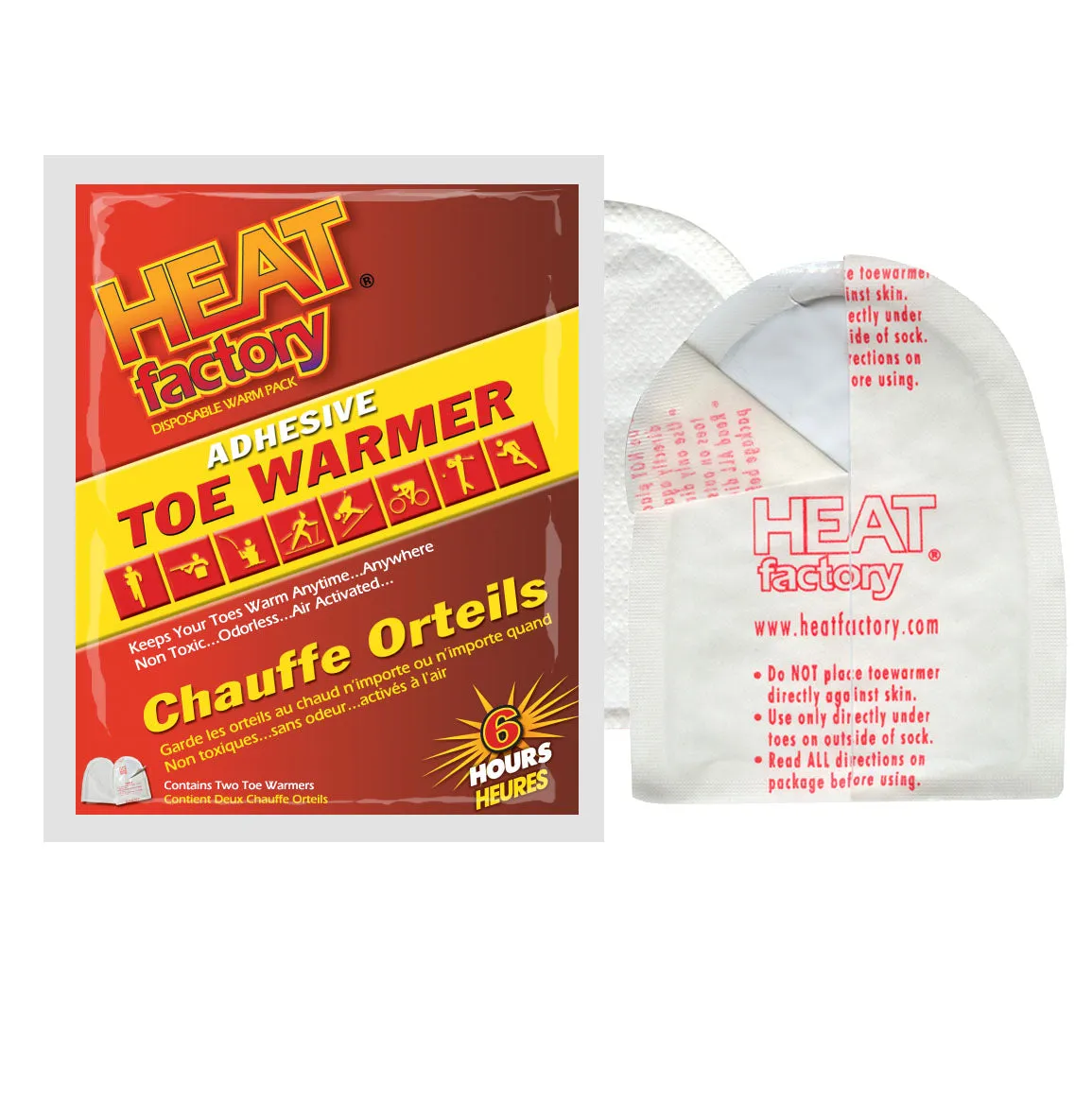 Adhesive Toe Warmers - Pair