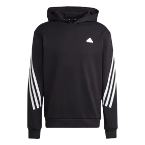 Adidas Future Icons 3-Stripes Hoodie - Mens - Black