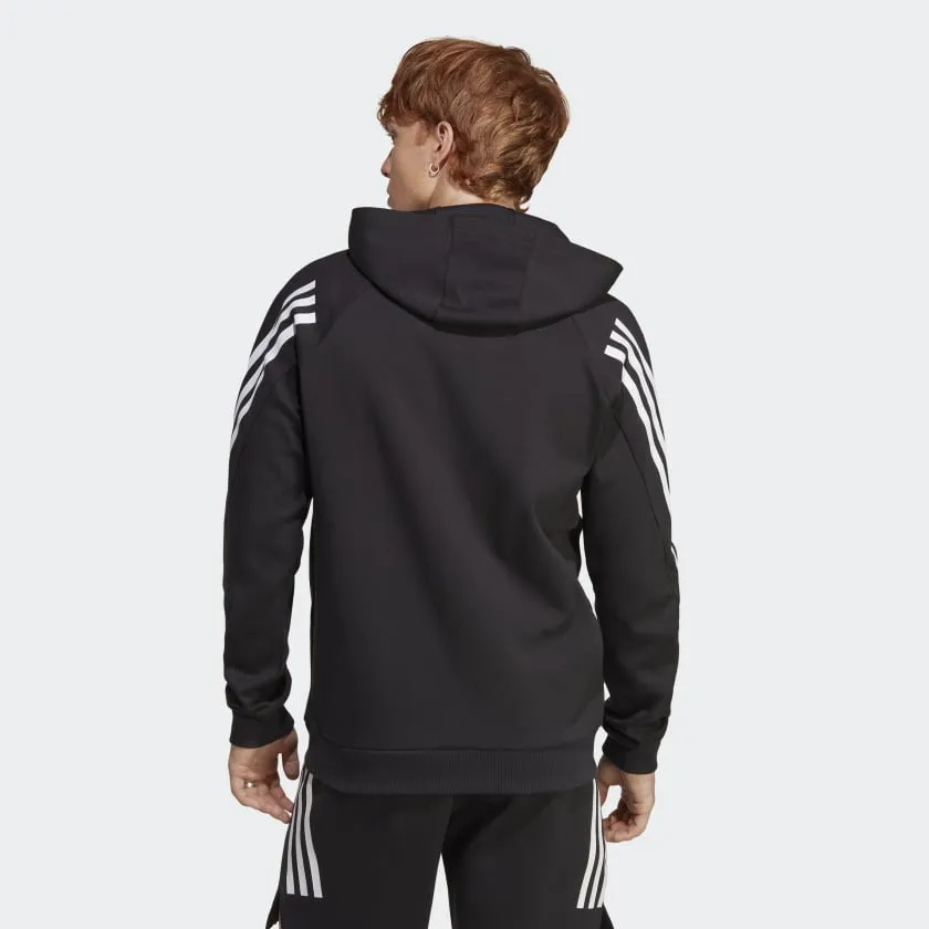 Adidas Future Icons 3-Stripes Hoodie - Mens - Black