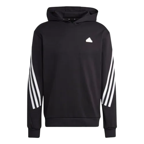 Adidas Future Icons 3-Stripes Hoodie - Mens - Black