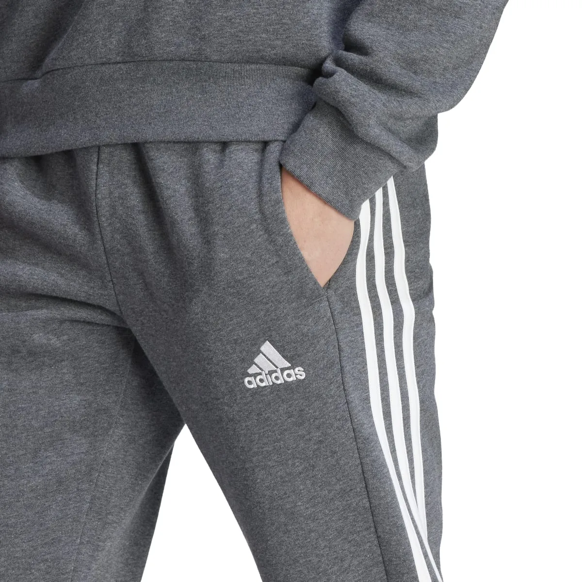 adidas Men's Essentials Tapered 3-Stripes Fleece Pants