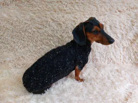 Alpaca Wool Warm Winter Pet Jumper, Dachshund clothes knitted sweater, knitted wool sweater for dachshund or small dog