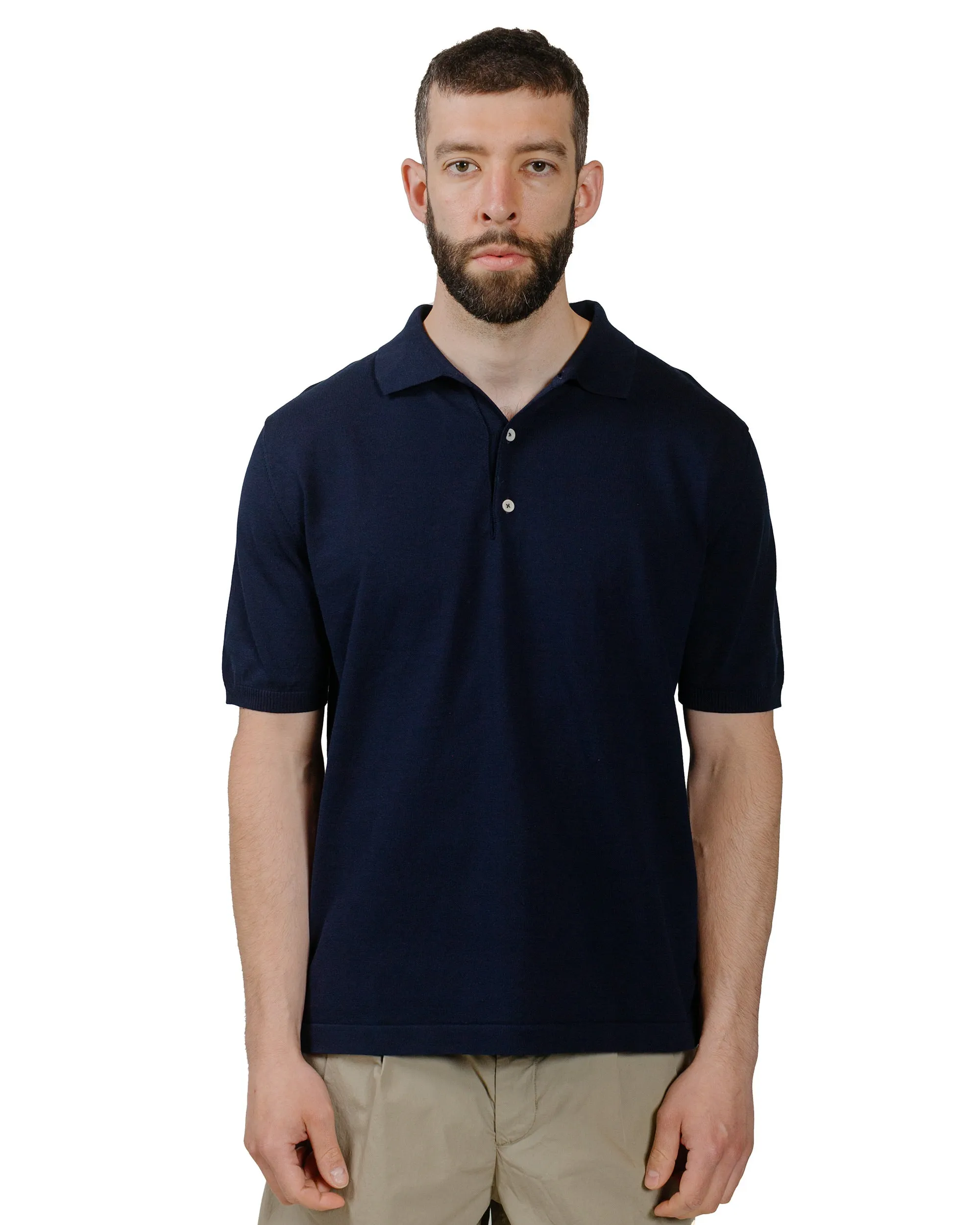 Andersen-Andersen Polo Short Royal Blue