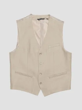 Antony Morato boys' waistcoat in linen viscose blend