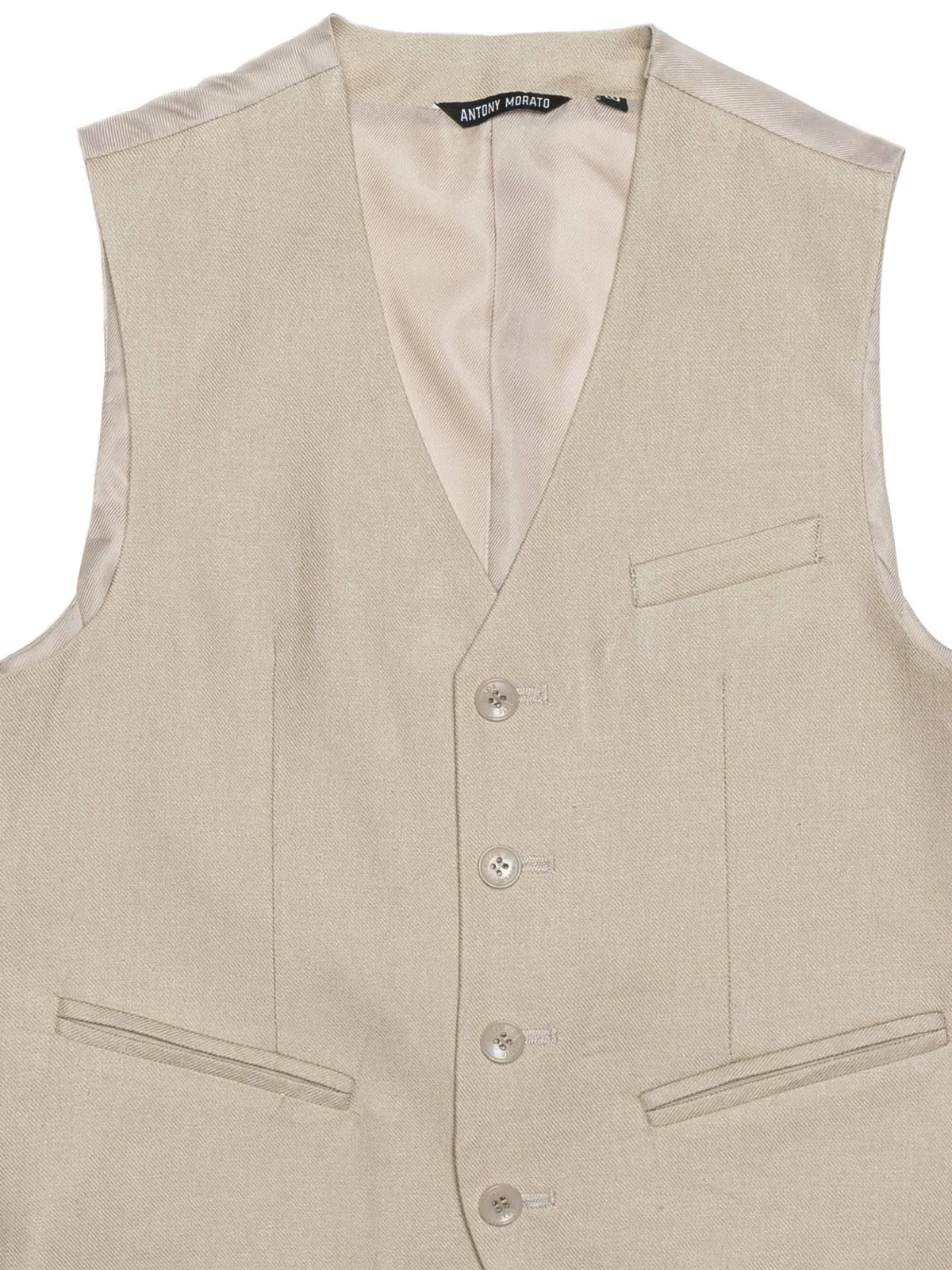 Antony Morato boys' waistcoat in linen viscose blend