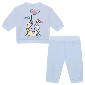 Baby Boys Blue Crab Tracksuit