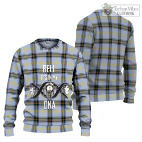 Bell of the Borders Tartan Ugly Sweater with Family Crest DNA In Me Style