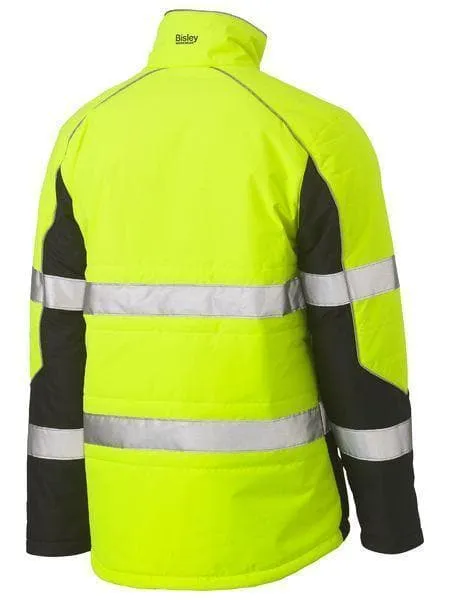 Bisley Taped Two Tone Hi Vis Puffer Jacket BJ6829T