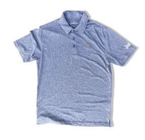 Boston Scally The Birdie Polo - Heather Navy