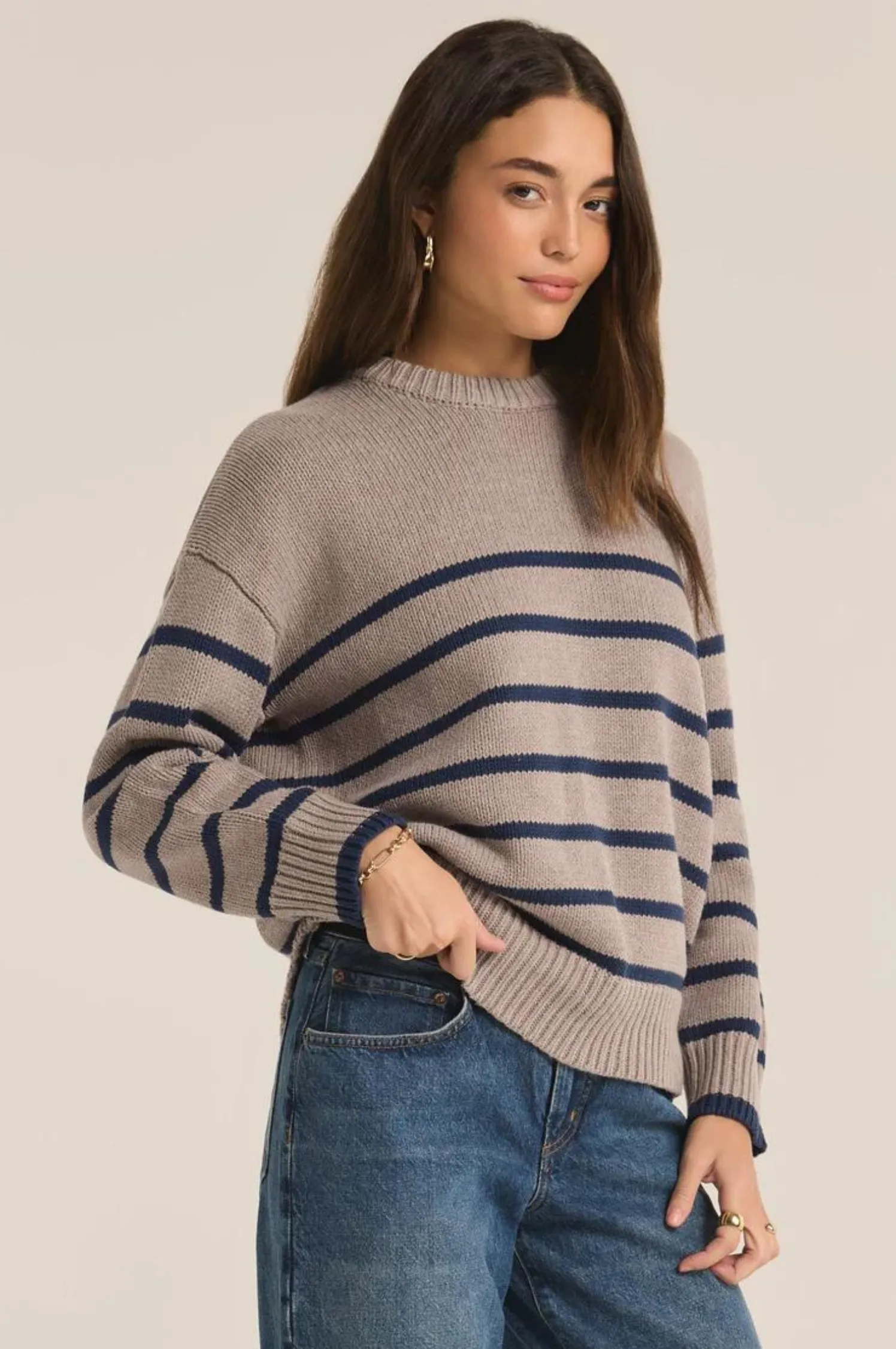 Boyfriend Stripe Sweater