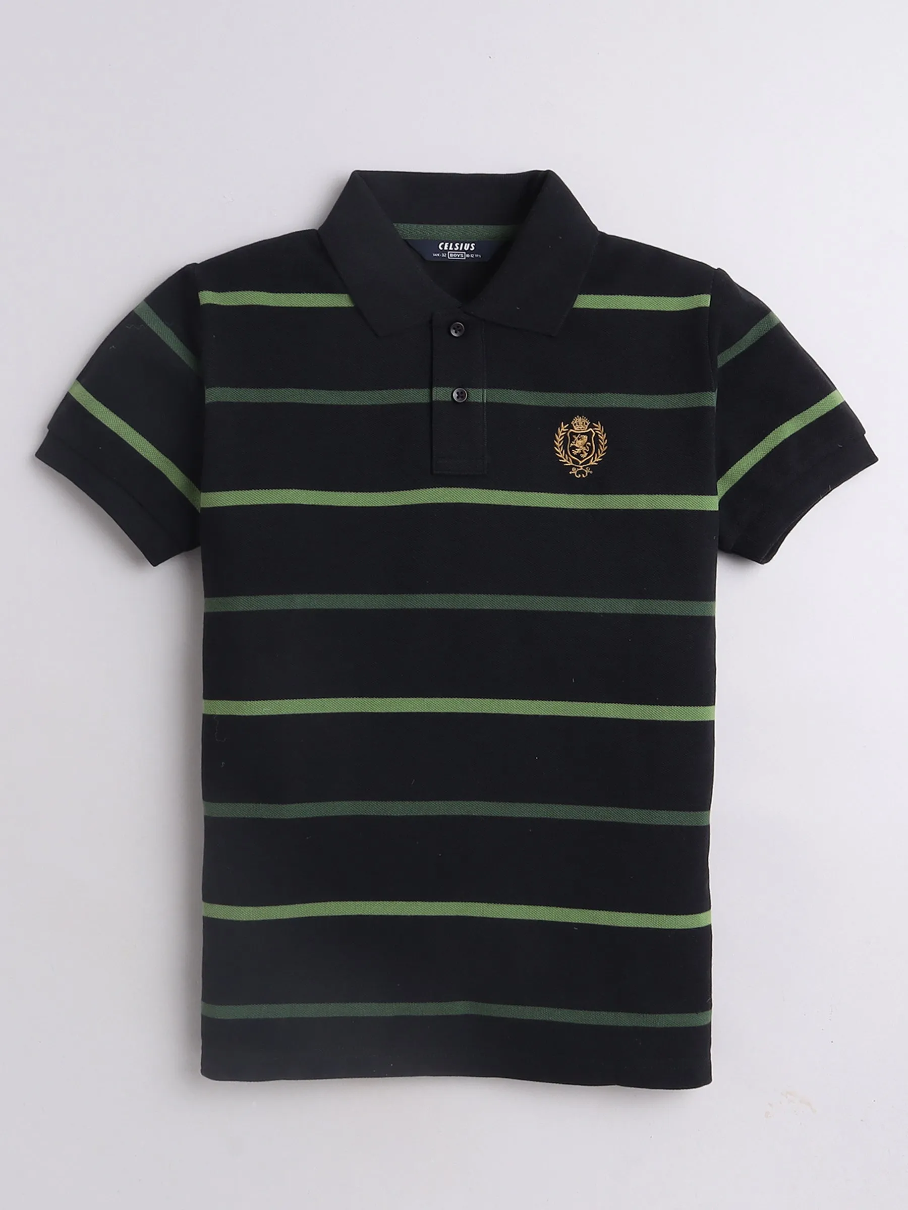 BOYS BLACK POLO