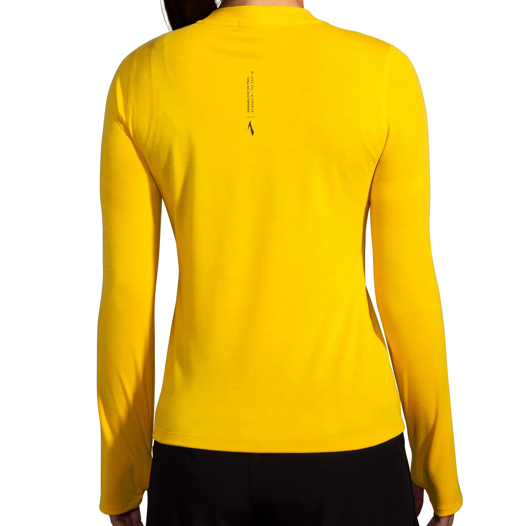 Brooks | Women's High Point Long Sleeve Top - Lemon Chrome