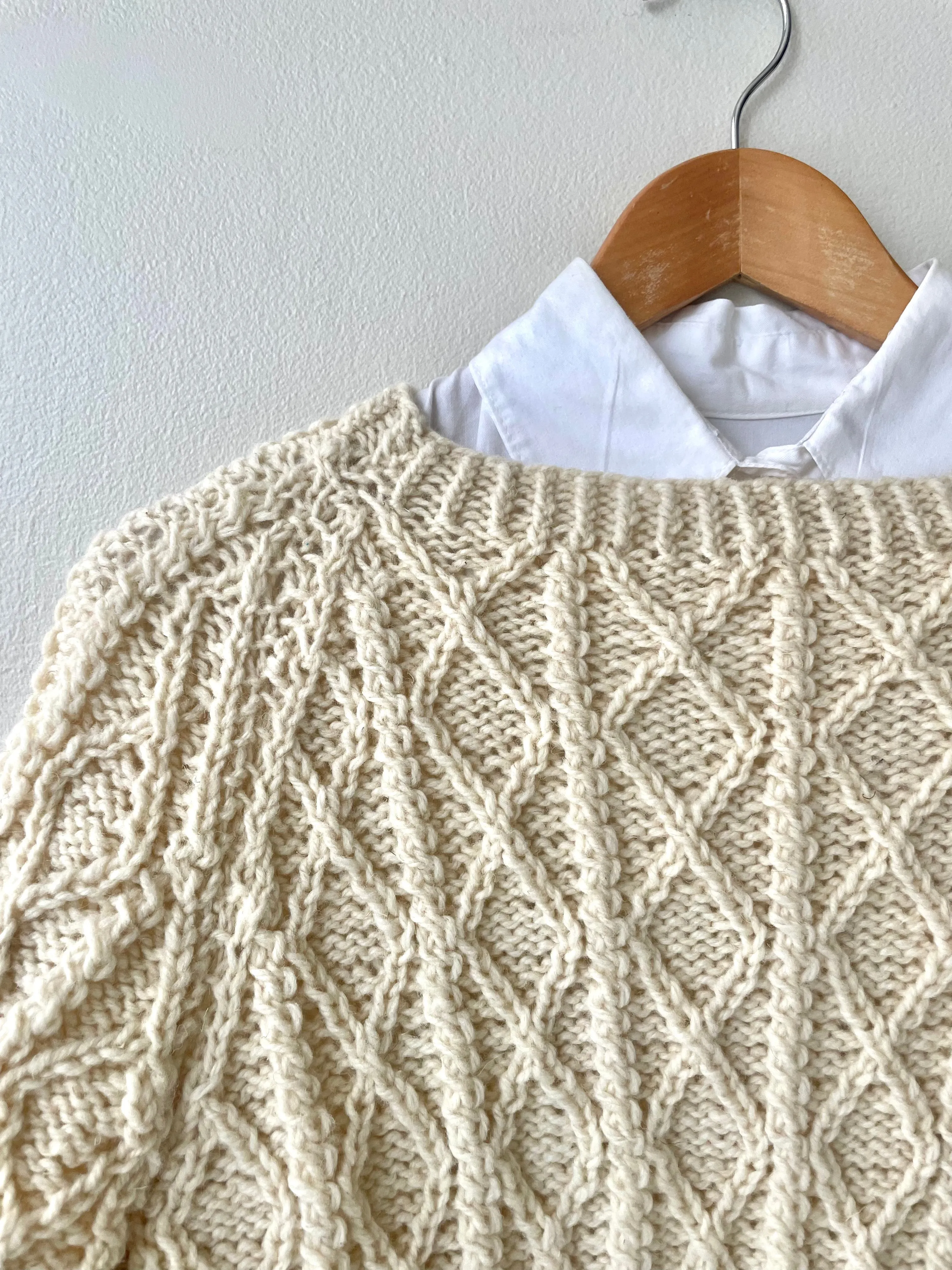 Cable Twist Wool Sweater