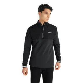 Calvin Klein Baylor Creek Hybrid 1/2 Zip Pullover Golf Top 2024 CKMA24924 - Black