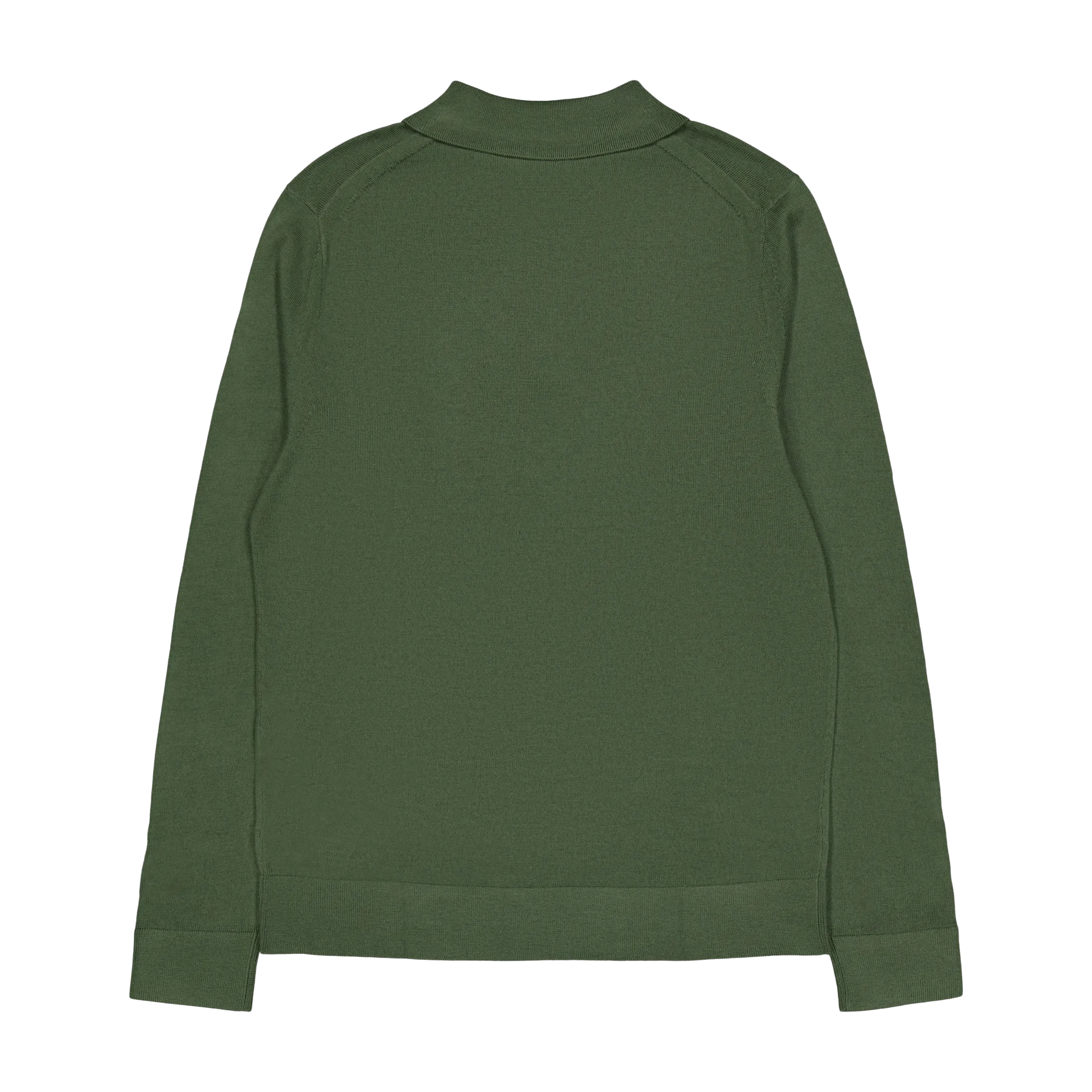 Calvin Klein Merino Polo Sweater Llp - Thyme