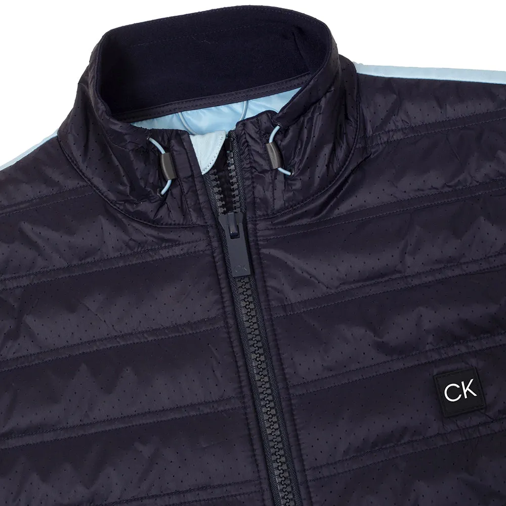 Calvin Klein Rangewood 1/2 Zip Hybrid Pullover - Blue