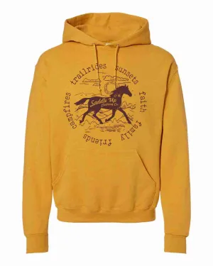 CAMPFIRES...TRAILRIDES...SUNSETS... HOODIE