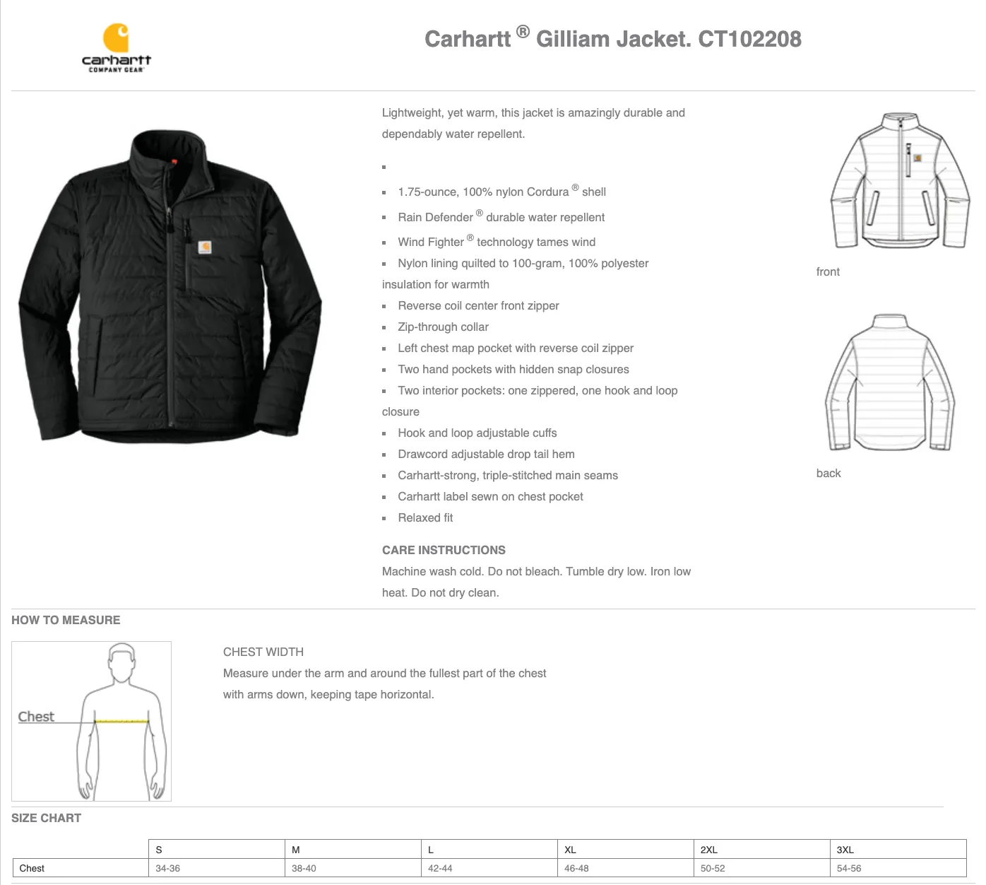 Carhartt ® Gilliam Jacket