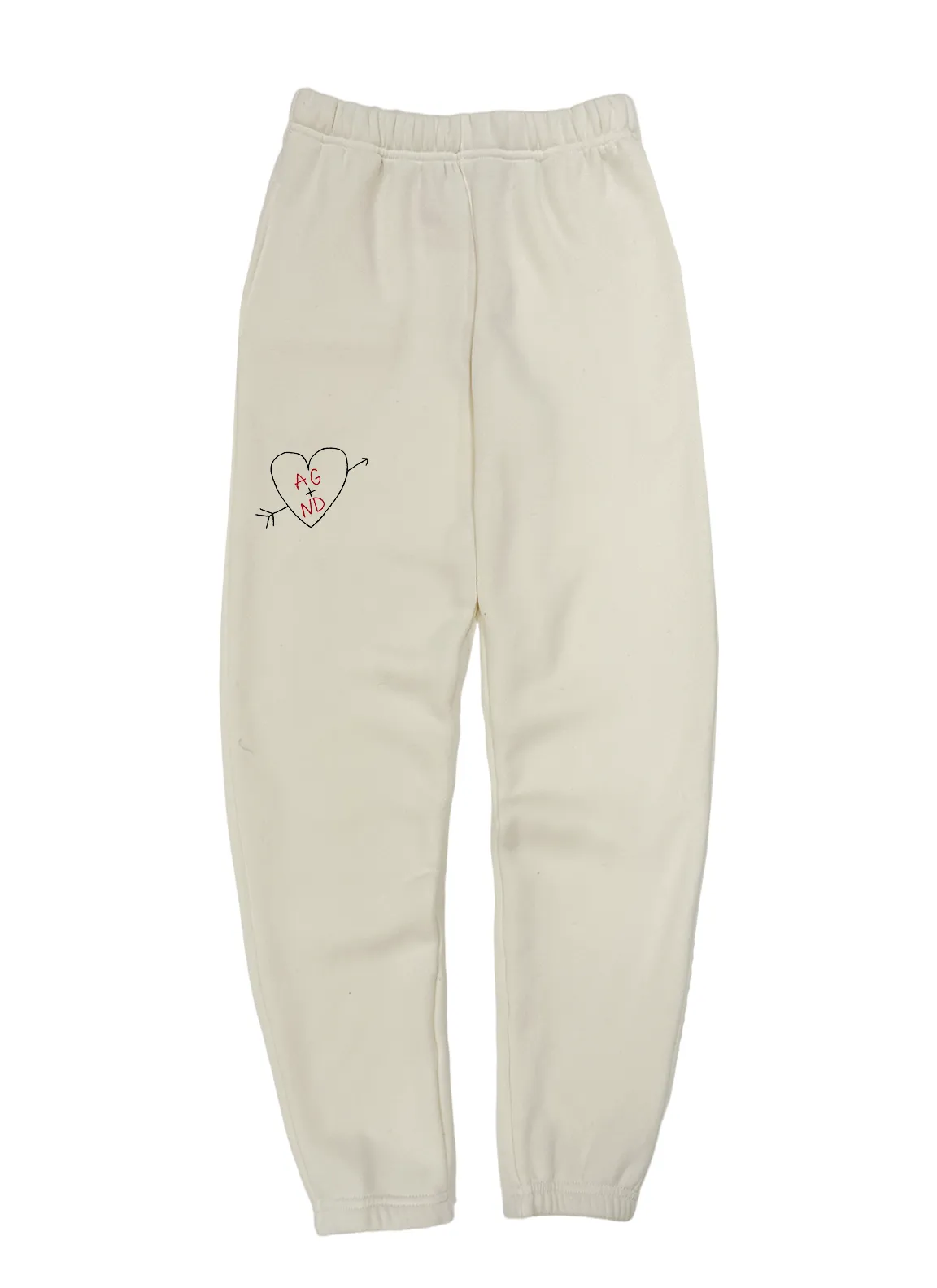 Carved Heart Customized Initials Women's Sweatpants