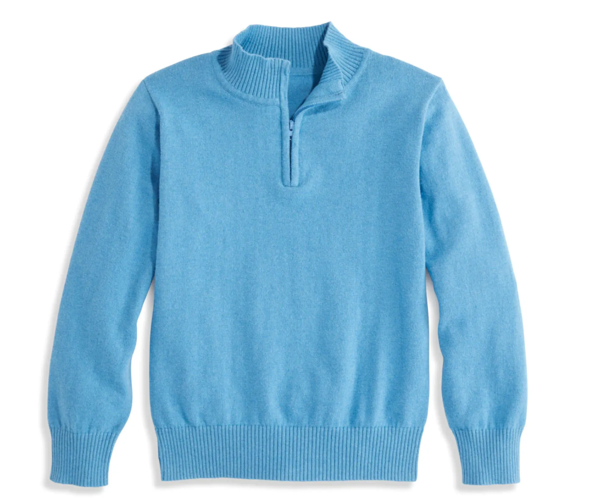 Cashmere Blend Half-zip Pullover (12, 14)