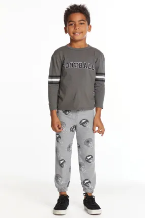 CHA Grey Football Helmets Sweatpants