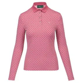 Chervo Women's Arais Long Sleeve Polo - MAUVE OCTA