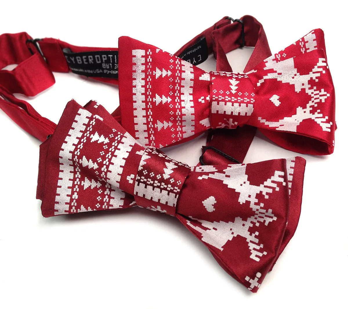 Christmas Sweater Bow Tie