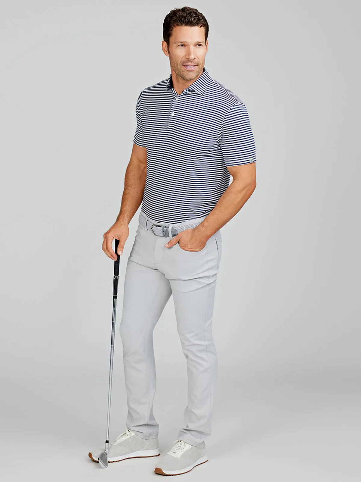 Cloud Lightweight Polo Air Stripe