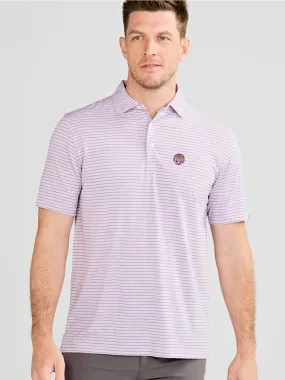 Cloud Polo - Brookline Stripe - LSU