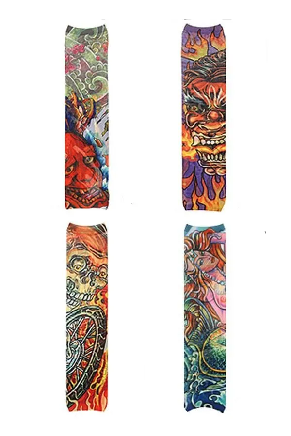 Colorful Tattoos Arm Wrap