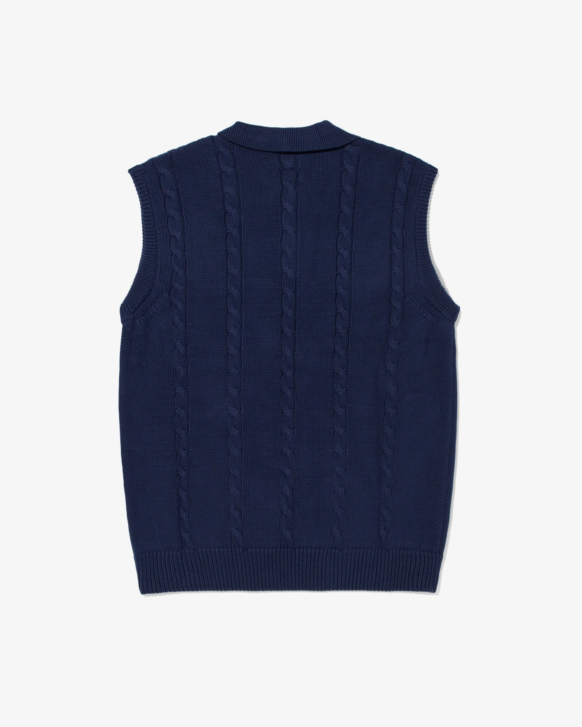 Cotton Cable Sweater Vest