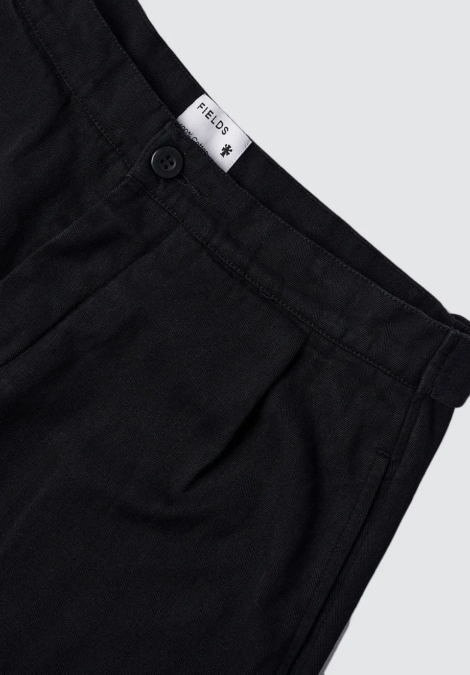 Cotton Weekend Trouser | Black Beauty