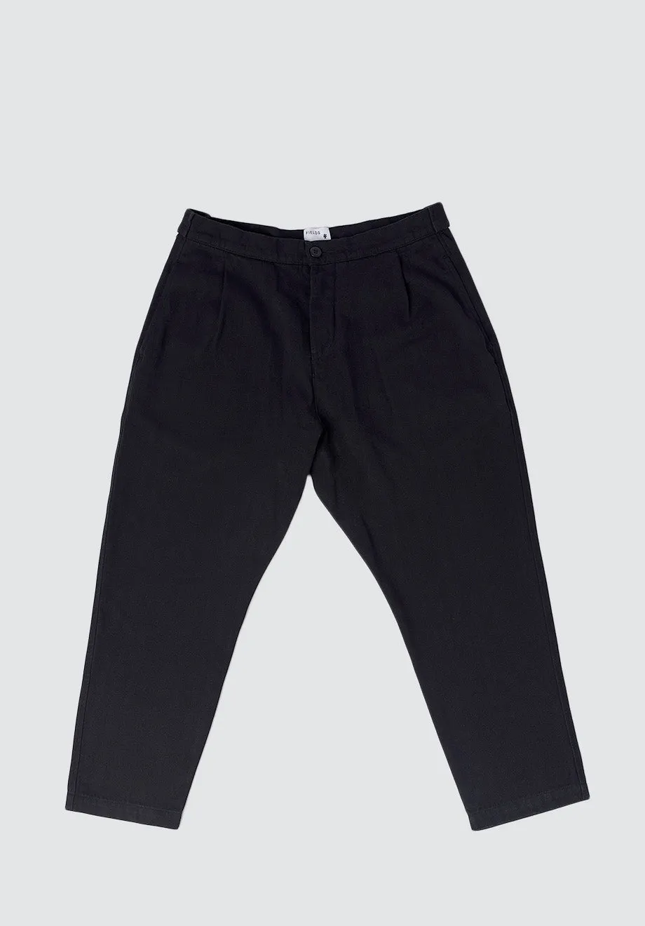 Cotton Weekend Trouser | Black Beauty