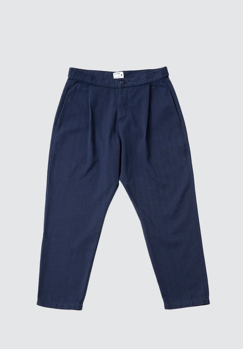 Cotton Weekend Trouser | Black Iris (Navy)