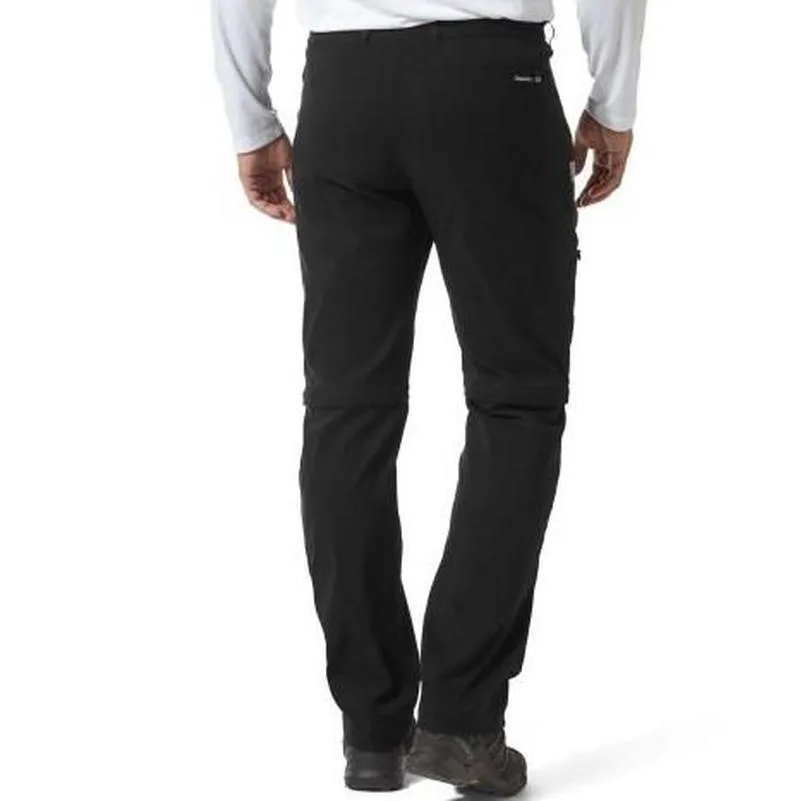 Craghoppers Men's Kiwi Pro Convertible Trousers - Black