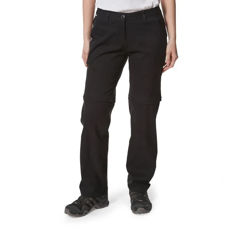 Craghoppers Women's Kiwi Pro Convertible Trousers - Black