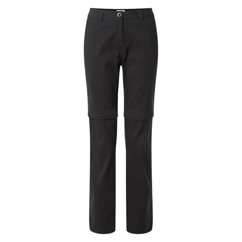 Craghoppers Women's Kiwi Pro Convertible Trousers - Black