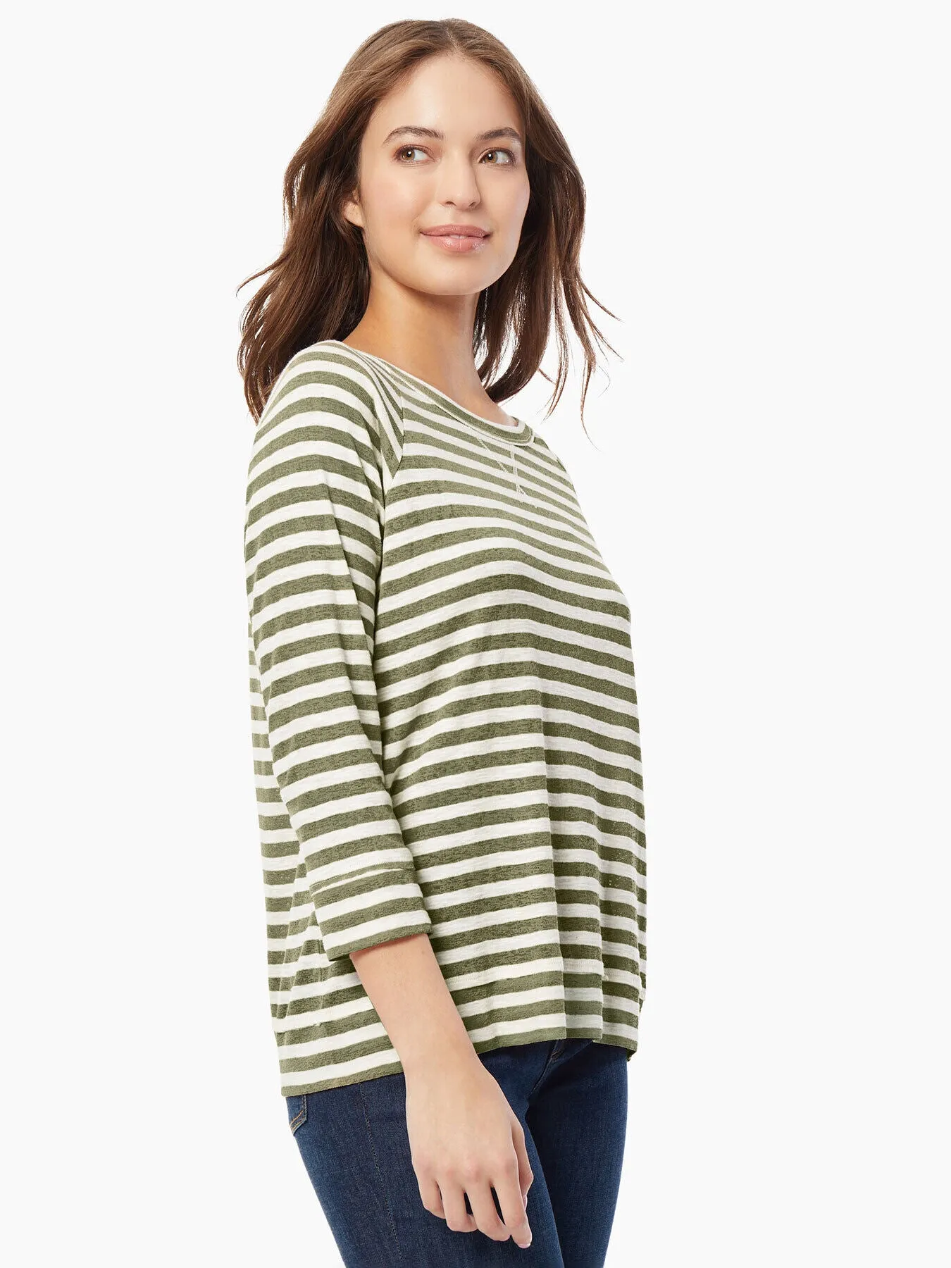 Crewneck Raglan Sedona Knit Top