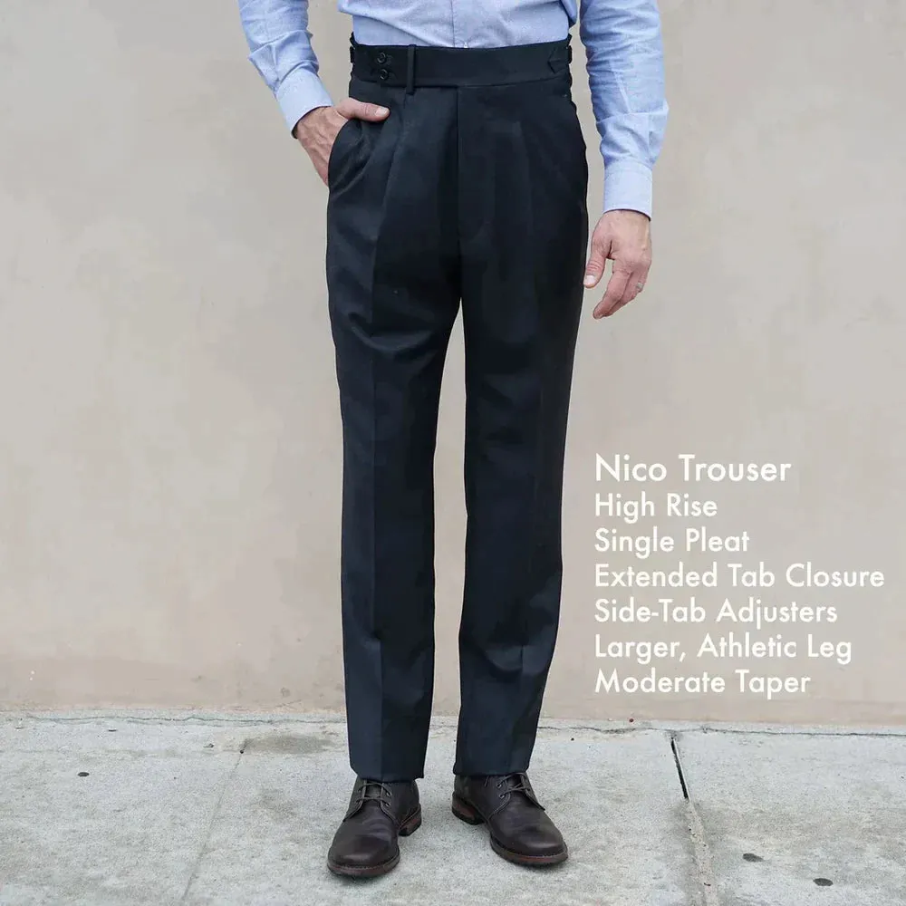 Custom Trousers Huddersfield Solid 4-Season Wools