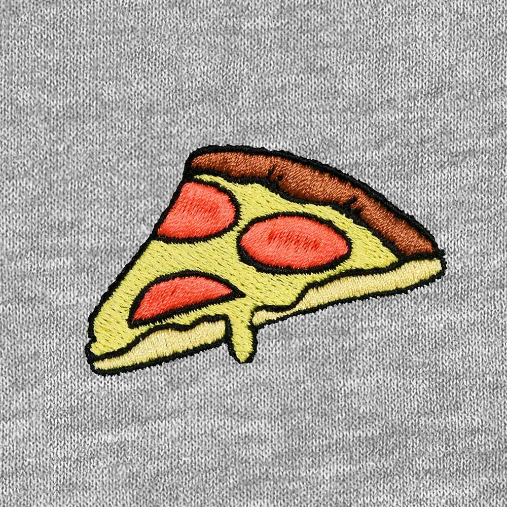 Dalix Pizza Cropped Zip Hoodie