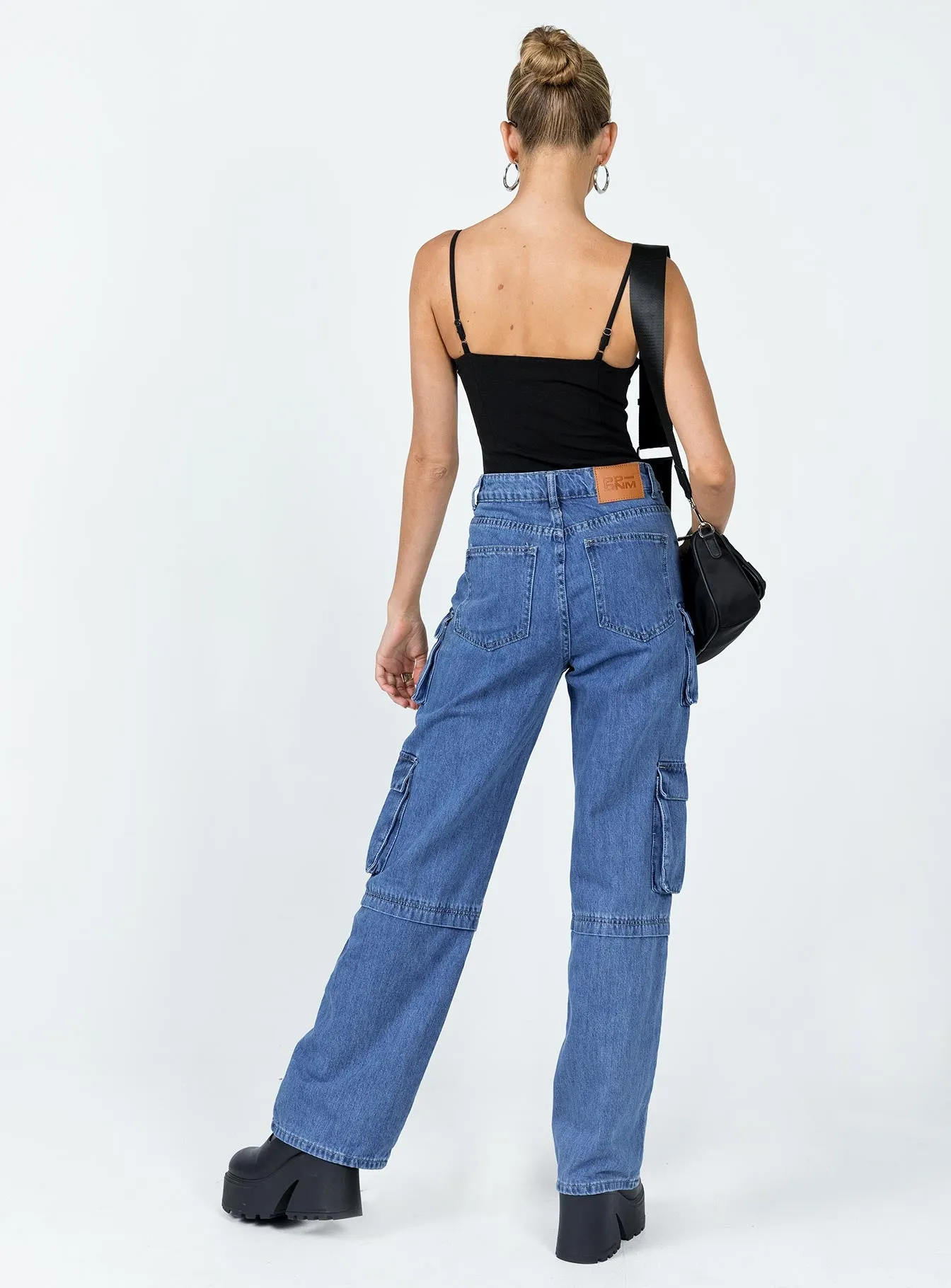 Darla Cargo Denim Jeans