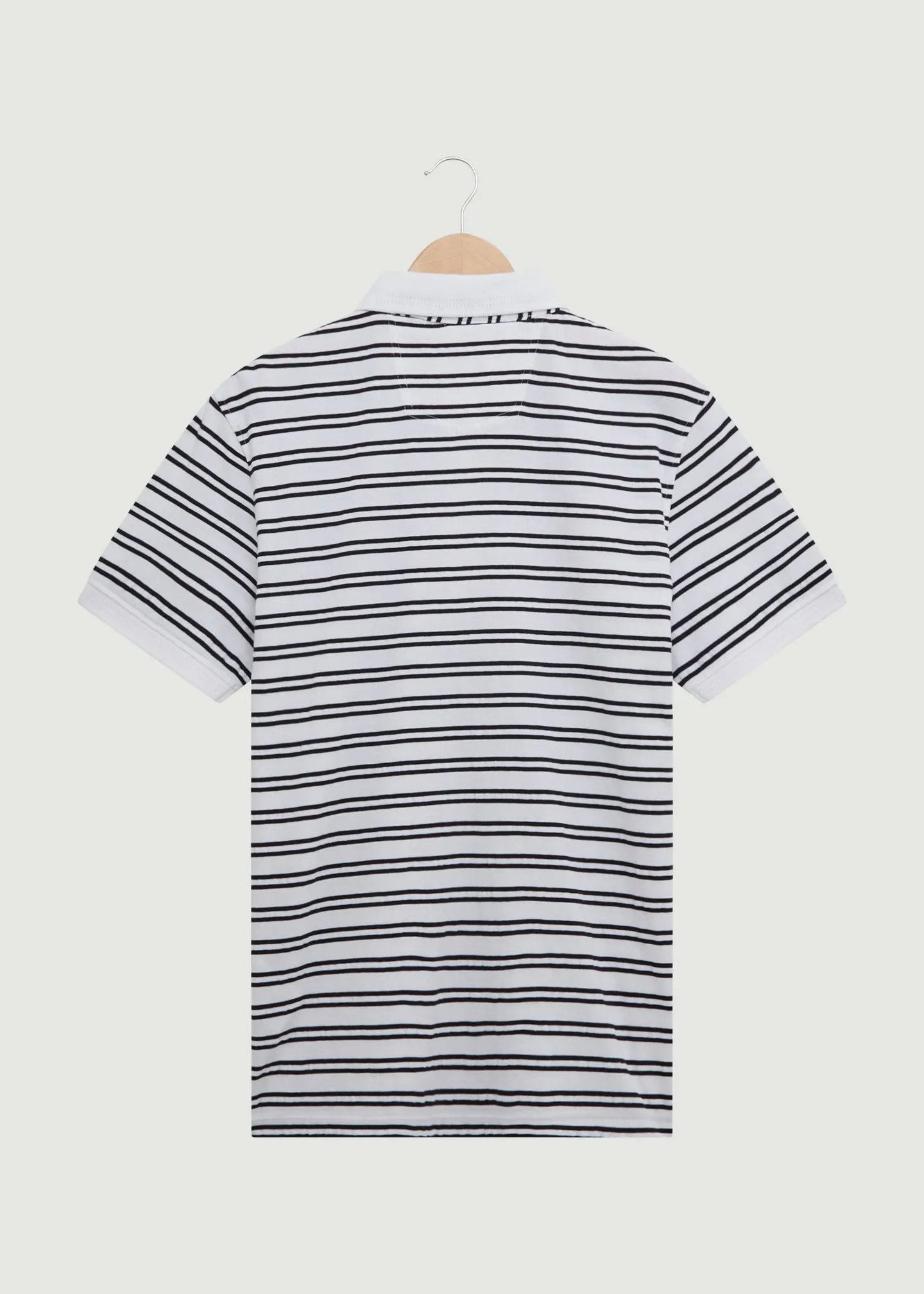 Dayne Polo Shirt - White/Black