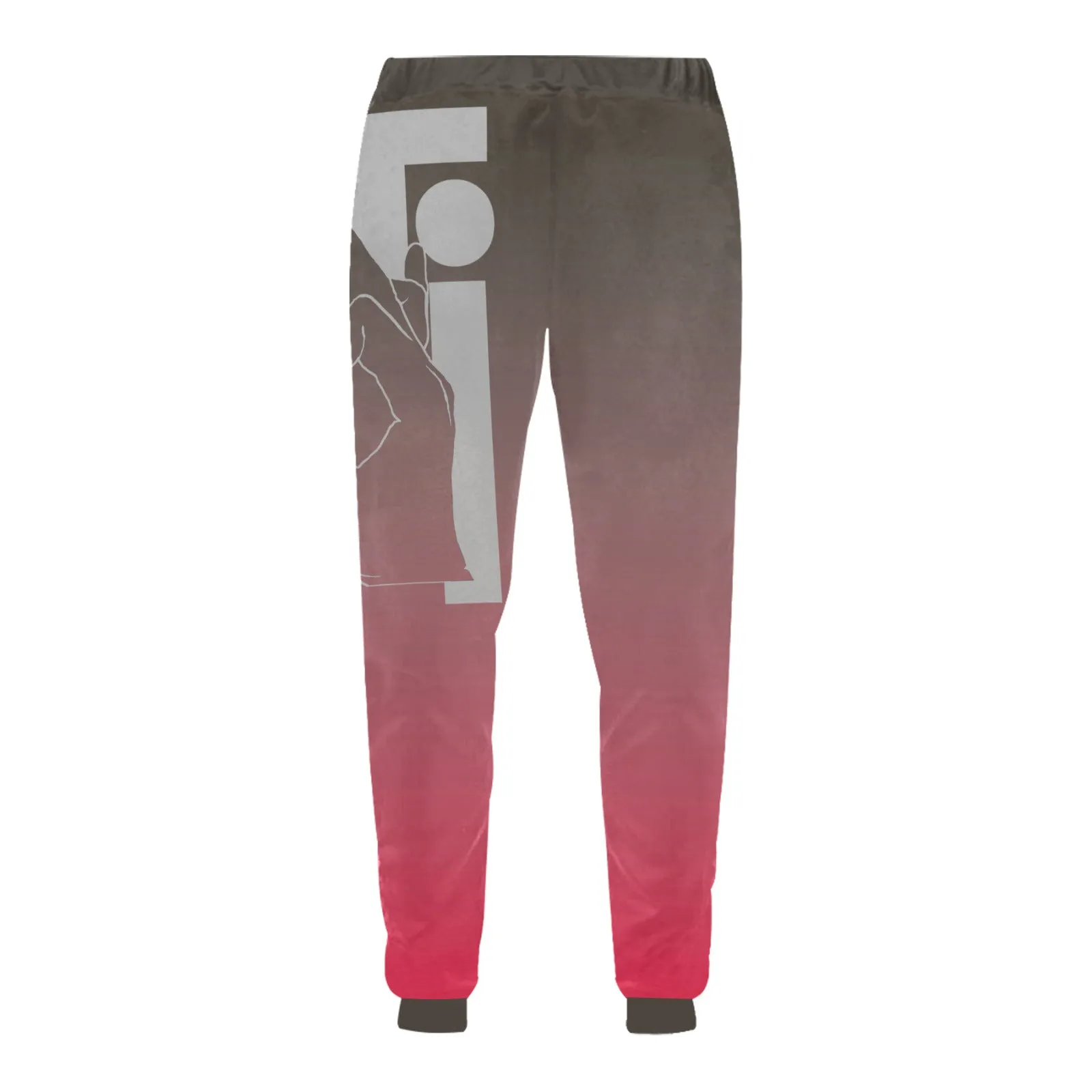 Descendants of The Island Vermillion rose  casual sweat pants Unisex Casual Sweatpants